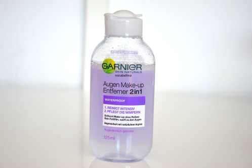 REVIEW: Mizellen Make-up Reinigungswasser Augen niinabellina – & Garnier Garnier Entferner